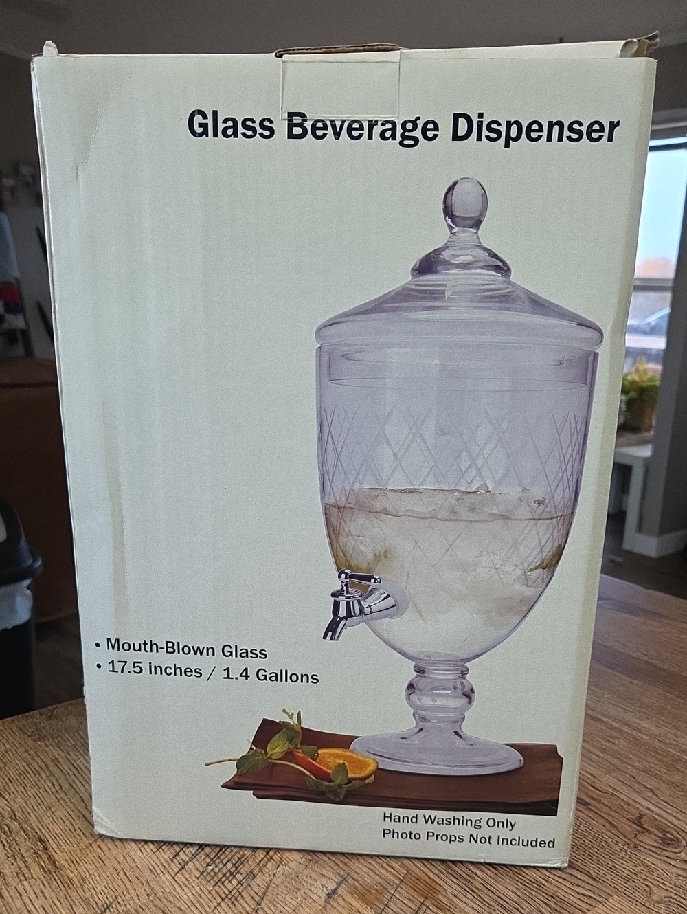 Glass Beverage Dispenser